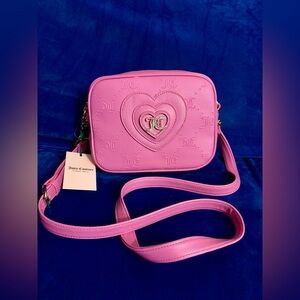 Juicy Couture Pink Only You N Me Camera Crossbody Bag (Pink)